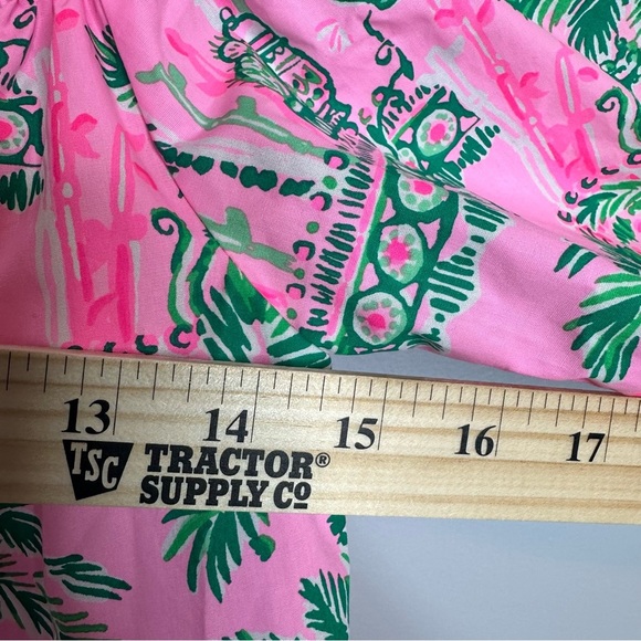 Lilly Pulitzer Winifred Off-The-Shoulder Top Mandevilla Baby Always Worth Size S - Picture 11 of 14